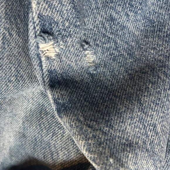 Vtg 2000s Harley Davidson Mens 34x32 Distressed Spell Out Straight Leg Jeans USA - Picture 7 of 9